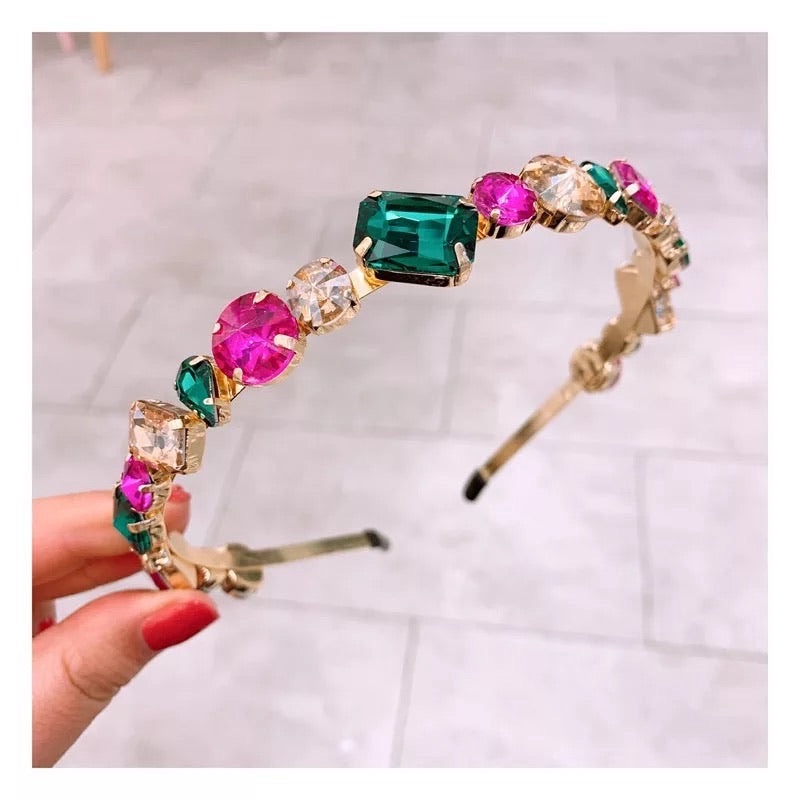 Precious Gems Headband Multicolored